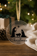 Baby's First Christmas Nativity Ornament