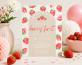 Berry First Birthday Invitation