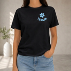 Women's Cropped Tee with Daisy and Name