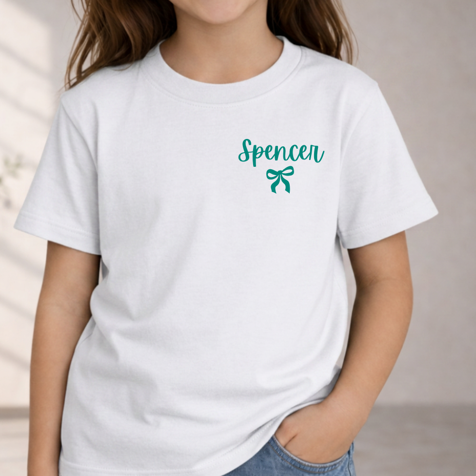 Kids Name-with-emblem Tee