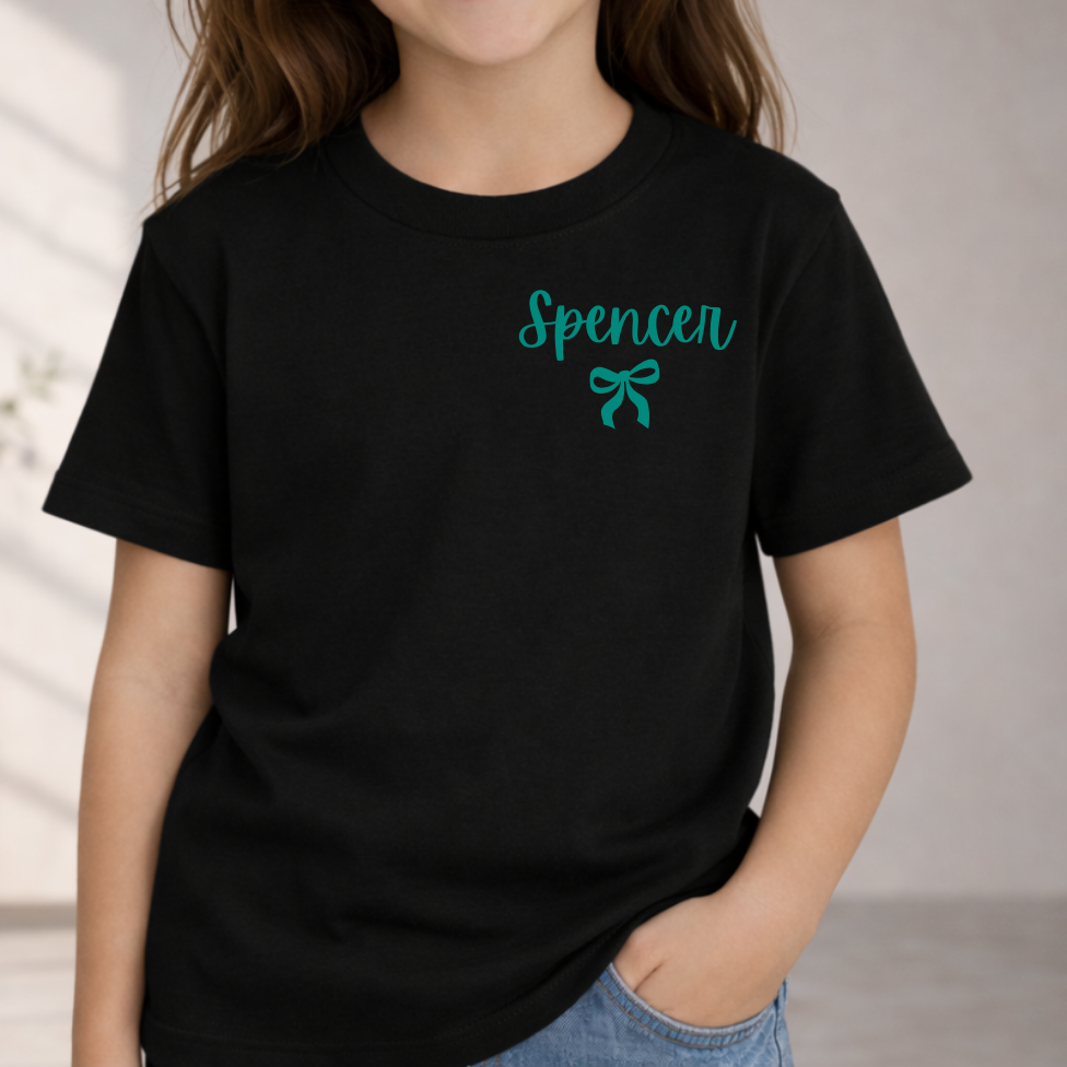 Kids Name-with-emblem Tee