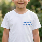 Kids Name-with-emblem Tee