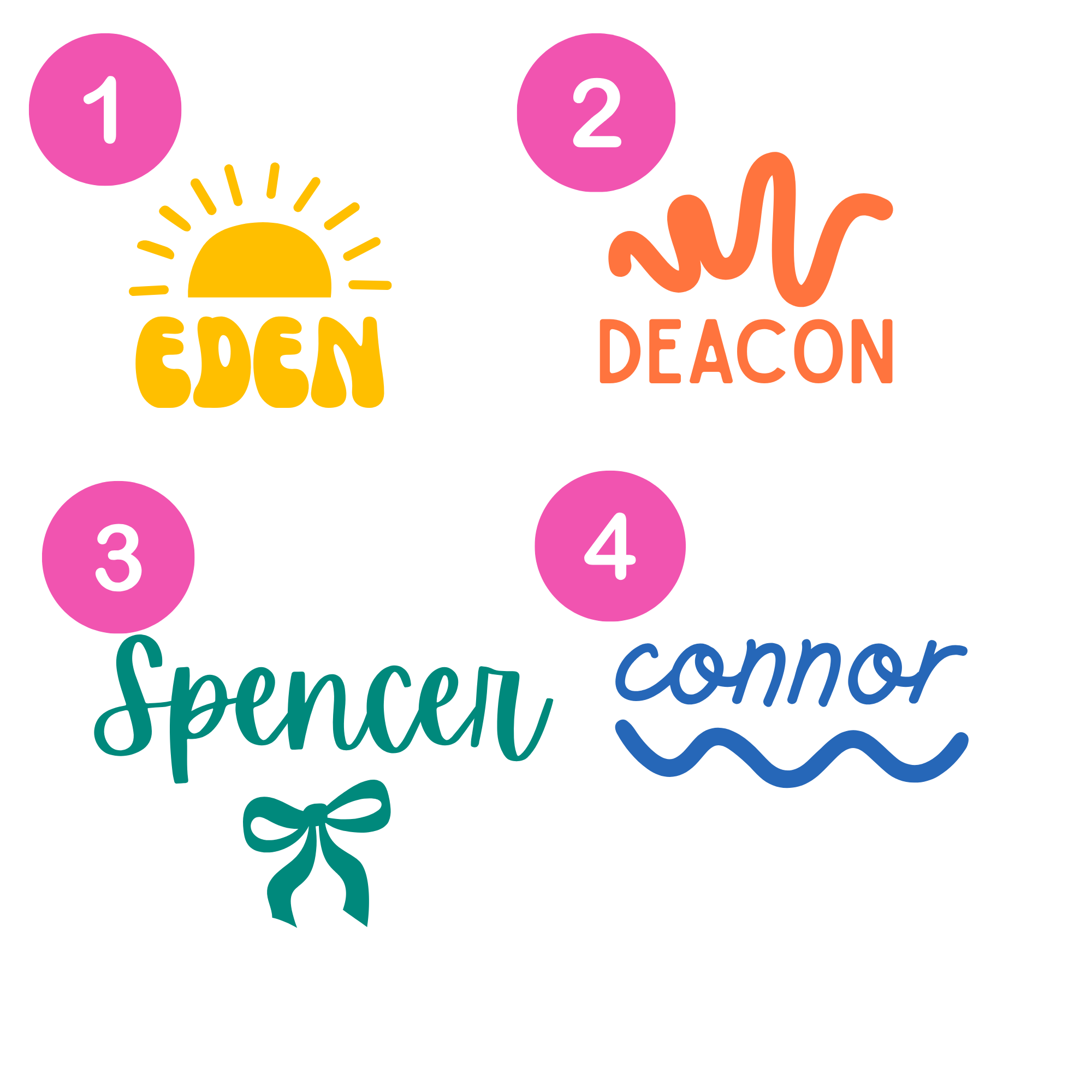 Kids Name-with-emblem Tee